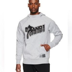 And1 Men's Baseline Hoodie Polyester Core Fleece NWT